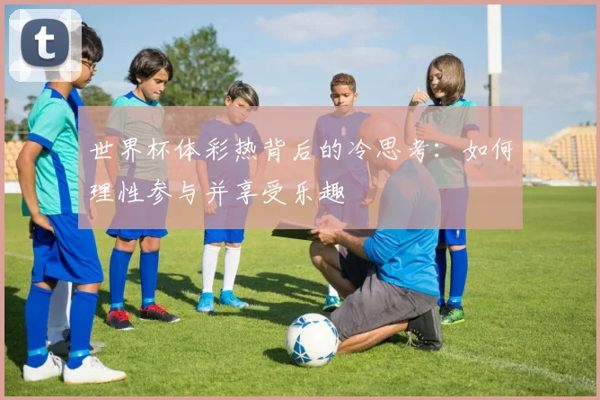 世界杯体彩热背后的冷思考：如何理性参与并享受乐趣